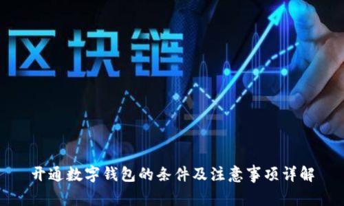 开通数字钱包的条件及注意事项详解
